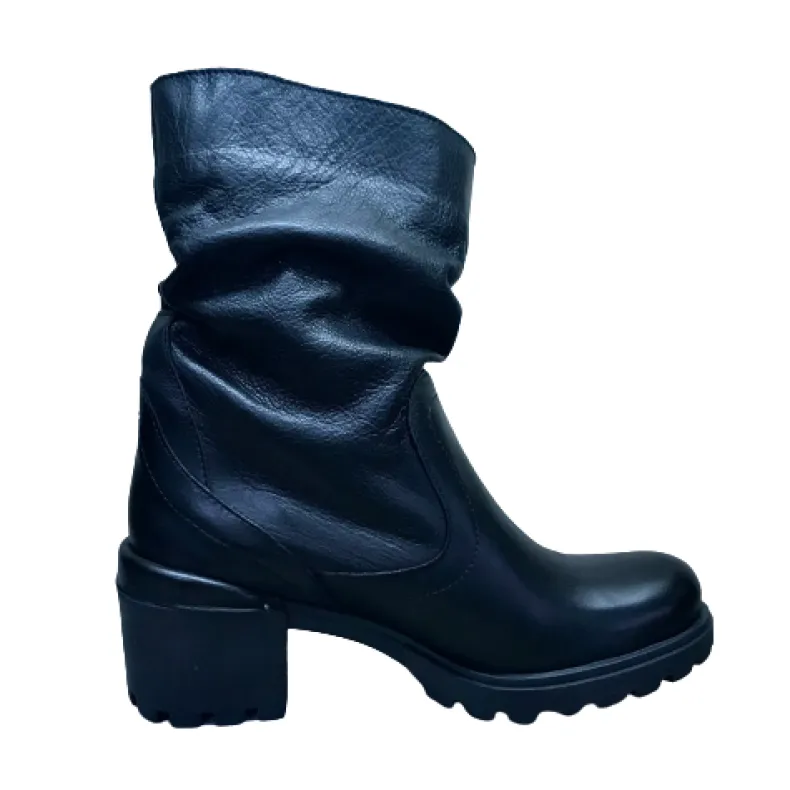 Ankle Boot With Heel And Buckle