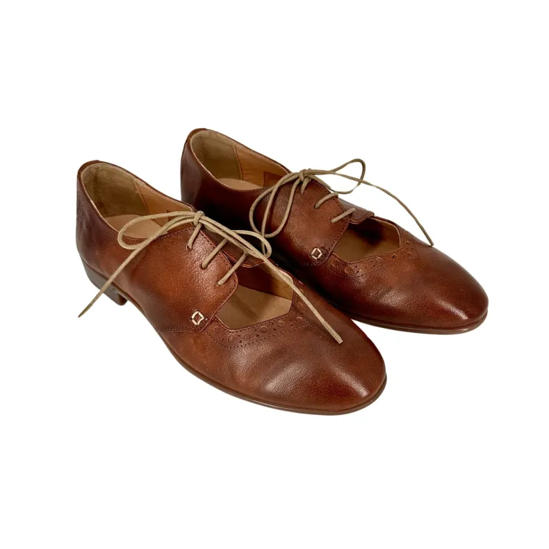 Artisan Lace-up In Dipped Leather Camarri 1916