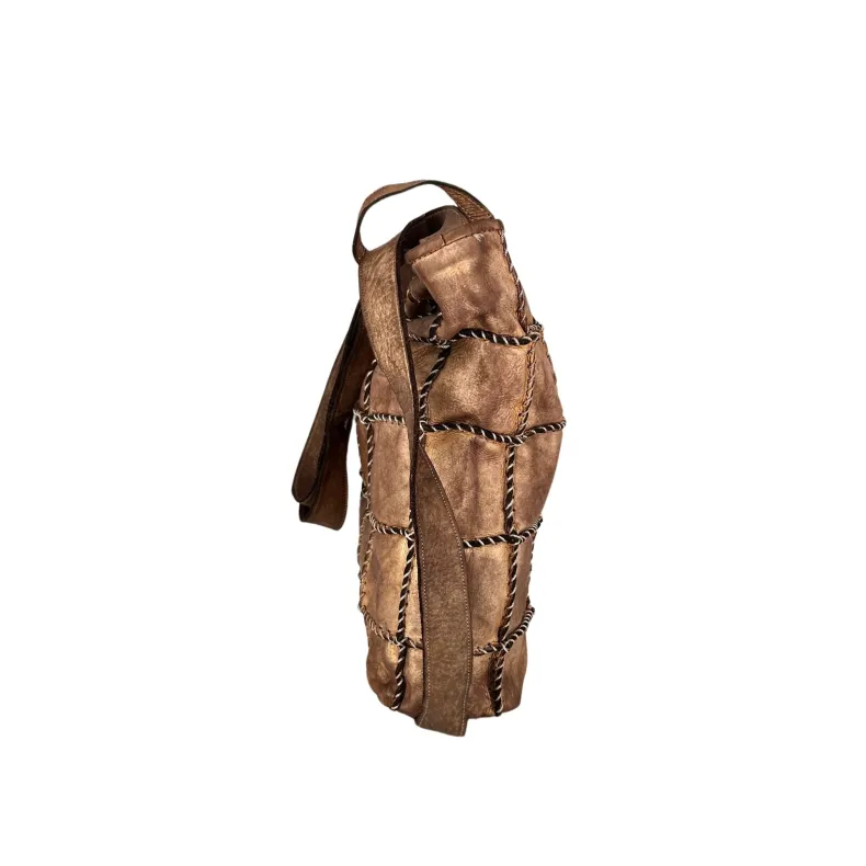 Asia – Bag / Backpack In Bronzed Washed Leather