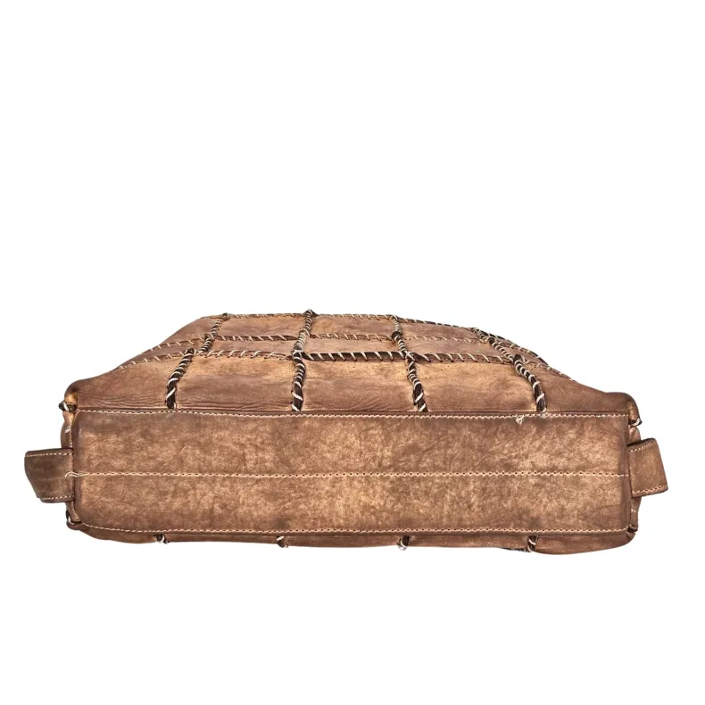 Asia – Bag / Backpack In Bronzed Washed Leather