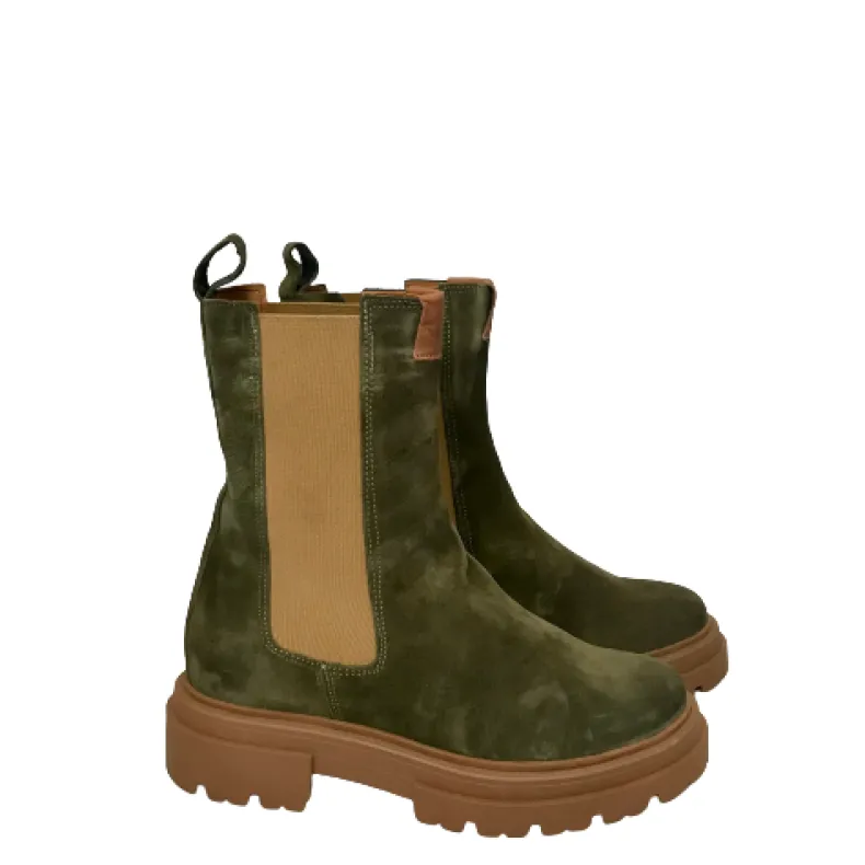 Beatles In Dark Green Suede