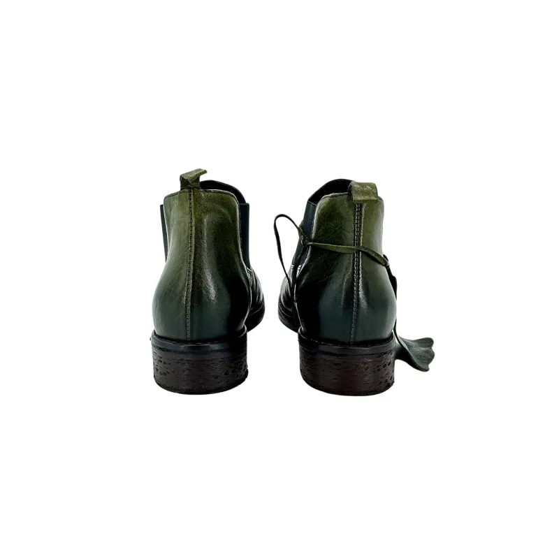 Beatles In Green Dipped Leather