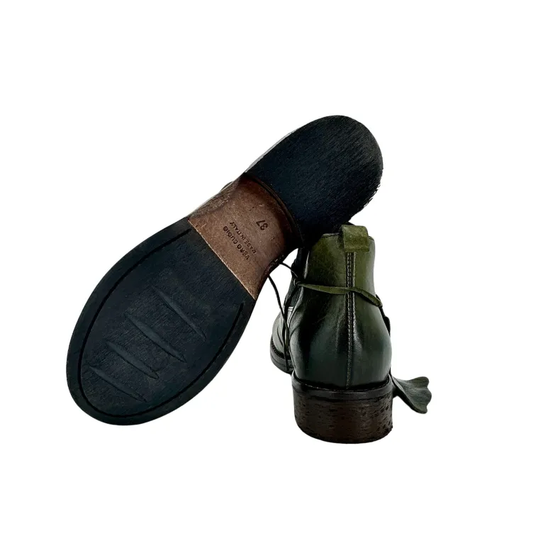 Beatles In Green Dipped Leather