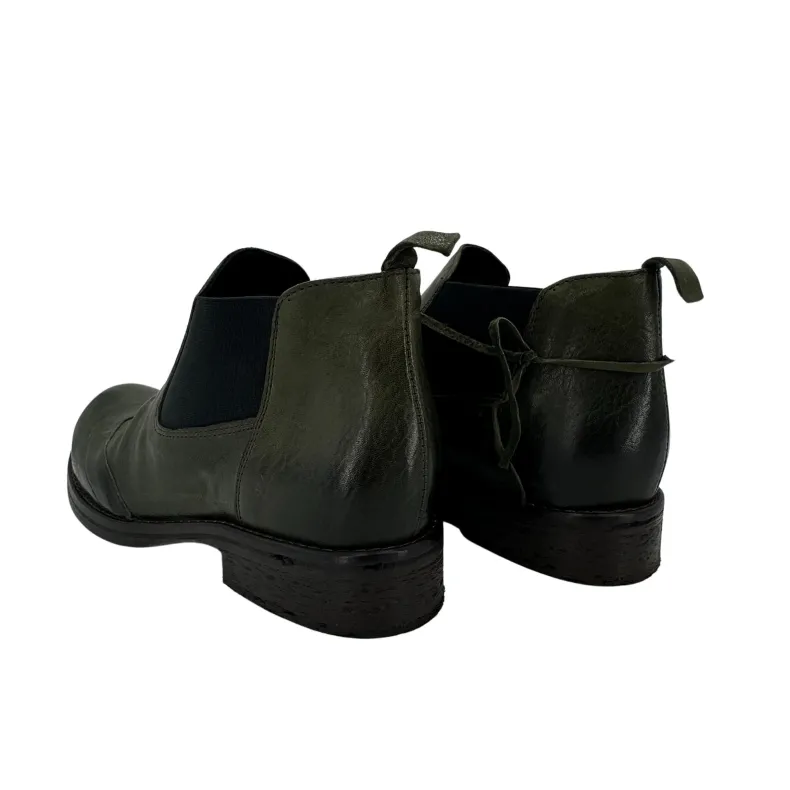 Beatles In Green Dipped Leather