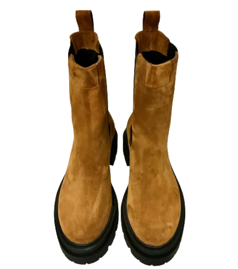 Beatles In Leather Suede