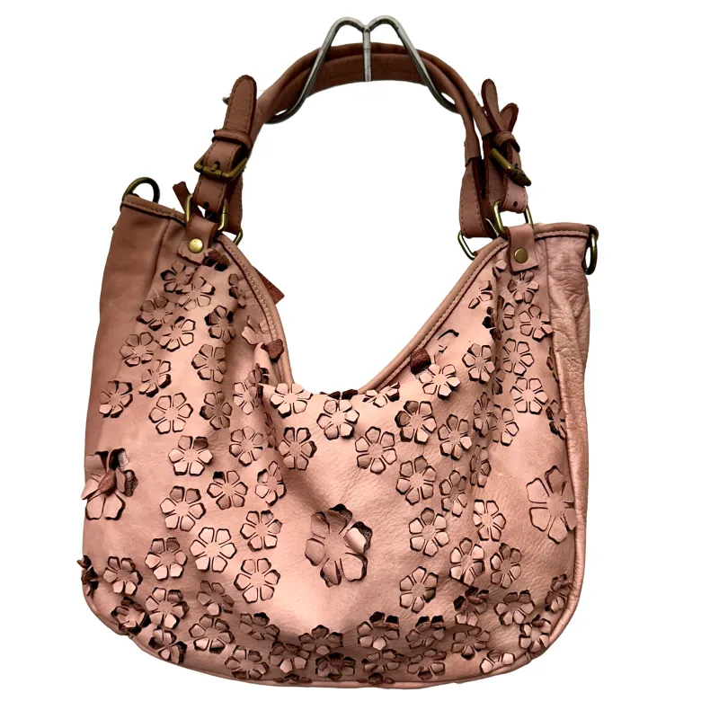 Big Lilac – Leather With Lasered Flowers