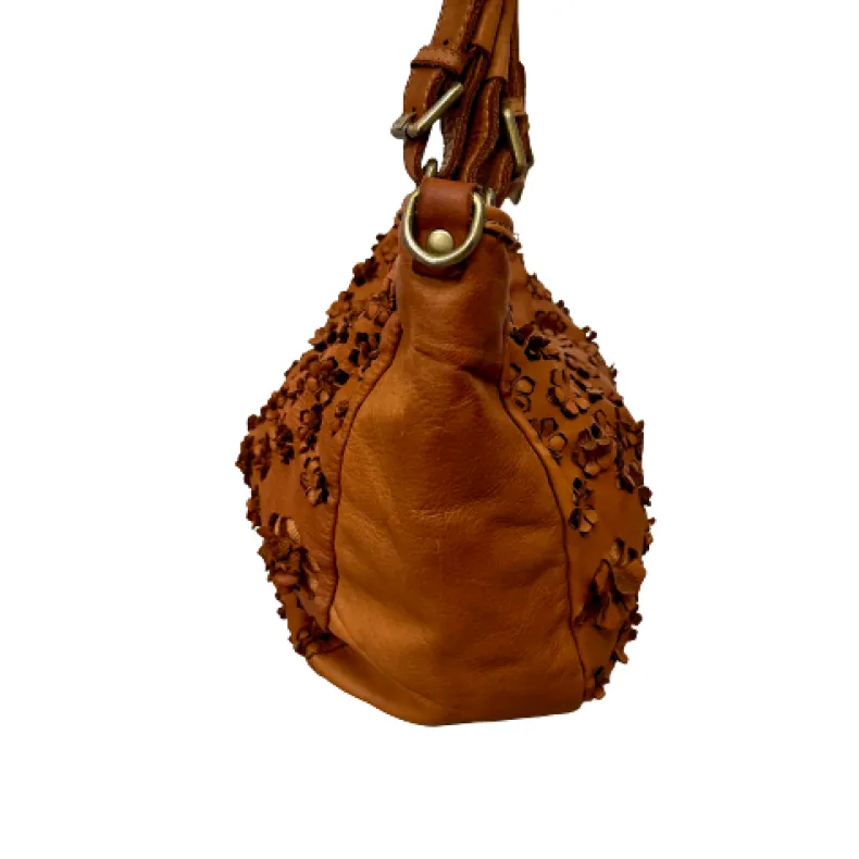 Big Lilac – Leather With Lasered Flowers