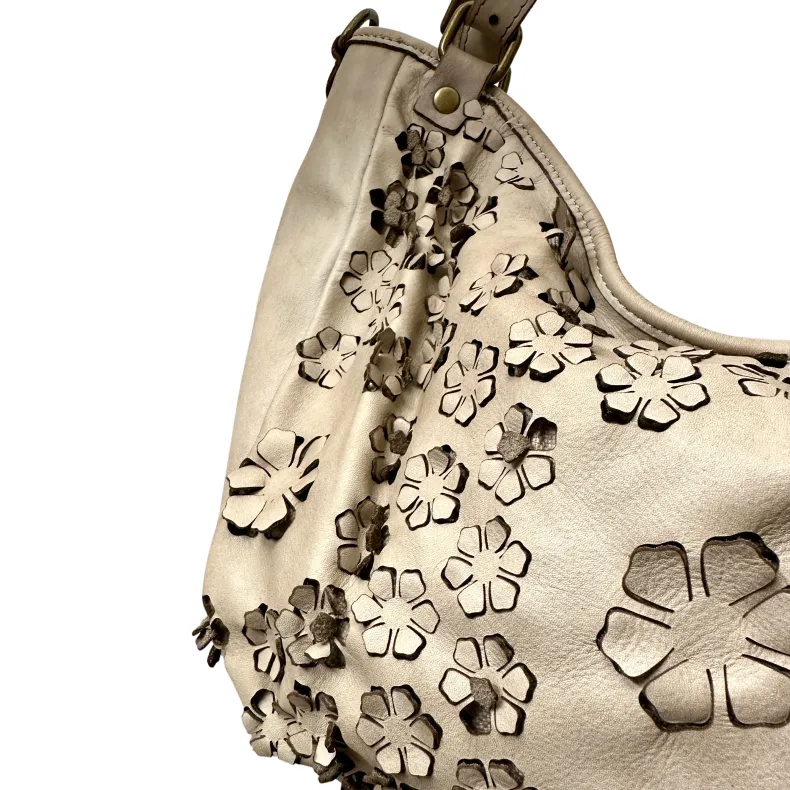 Big Lilac – Leather With Lasered Flowers