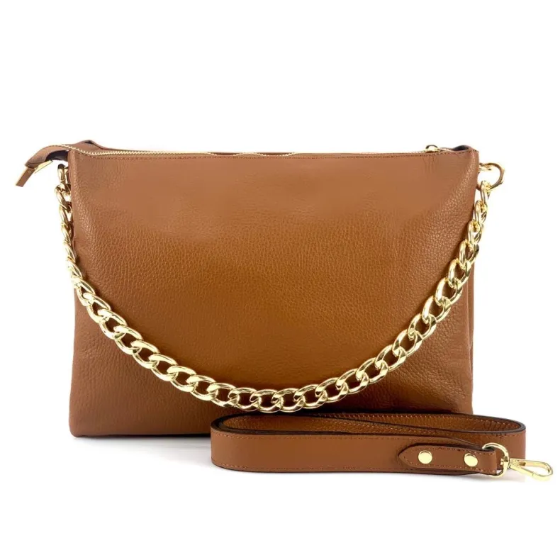 Big Pearl – Clutch With Three Compartments And Chain