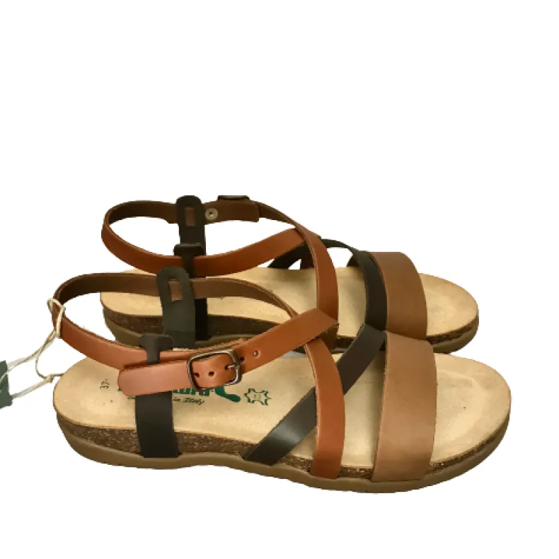 Bionatura Sandal In Brandy Leather