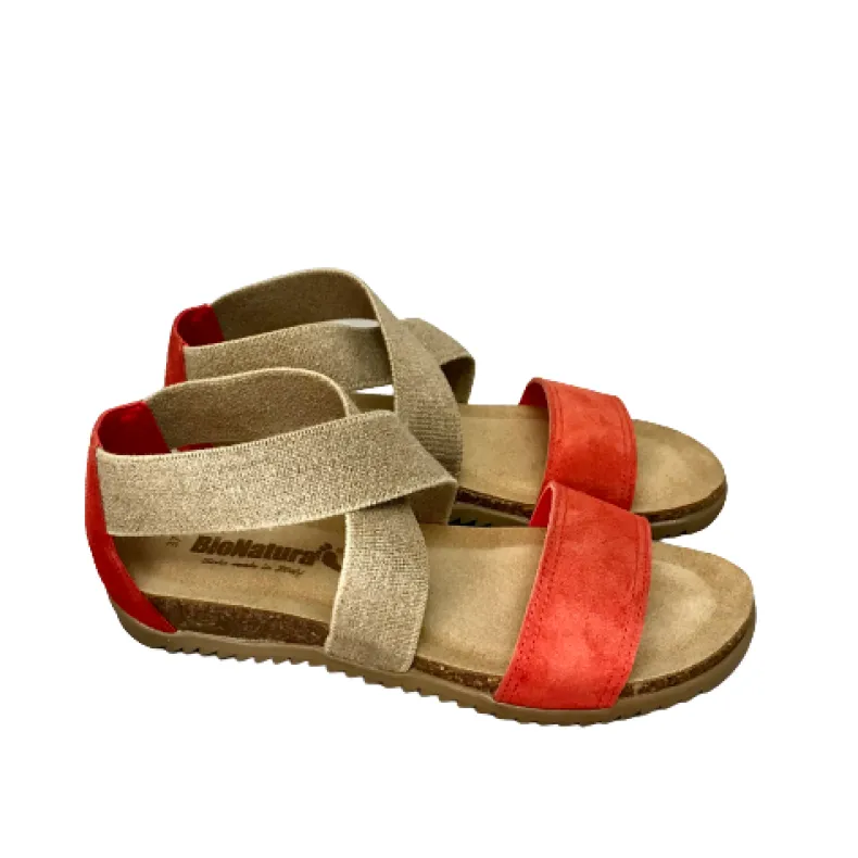 Bionatura Sandal With Red Elastic