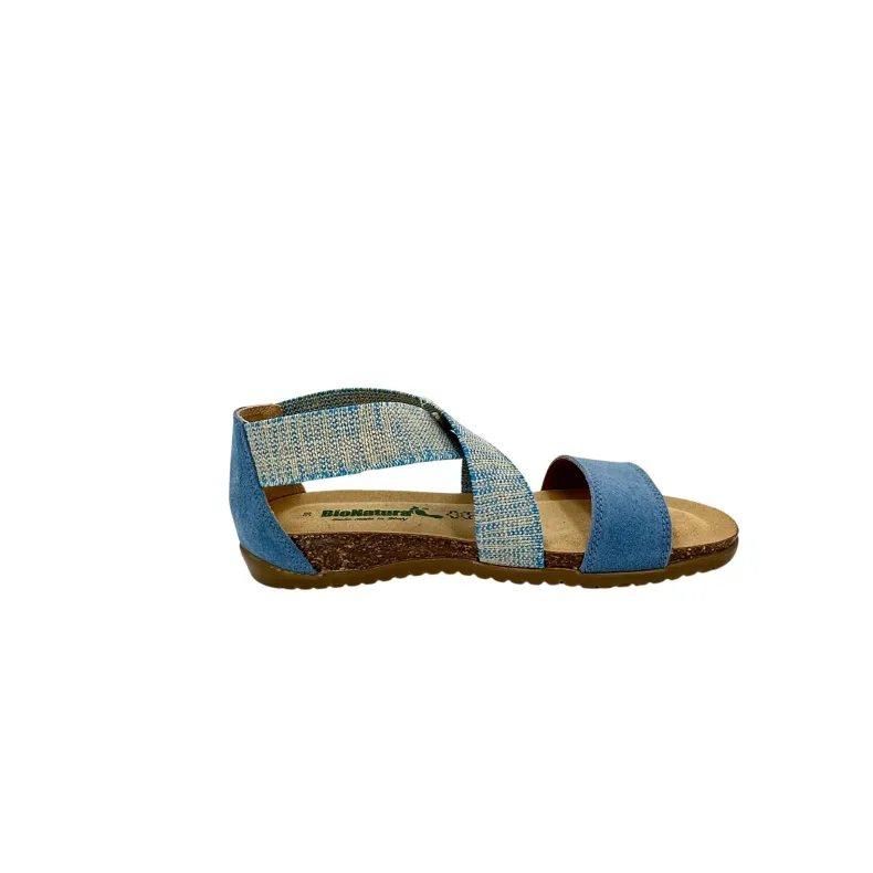 Bionatura Sandal With Light Blue Elastic