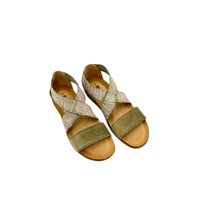 Bionatura Sandal With Sage Green Elastic