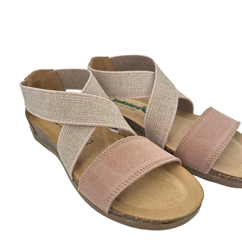 Bionatura Sandal With Dusty Pink Elastic