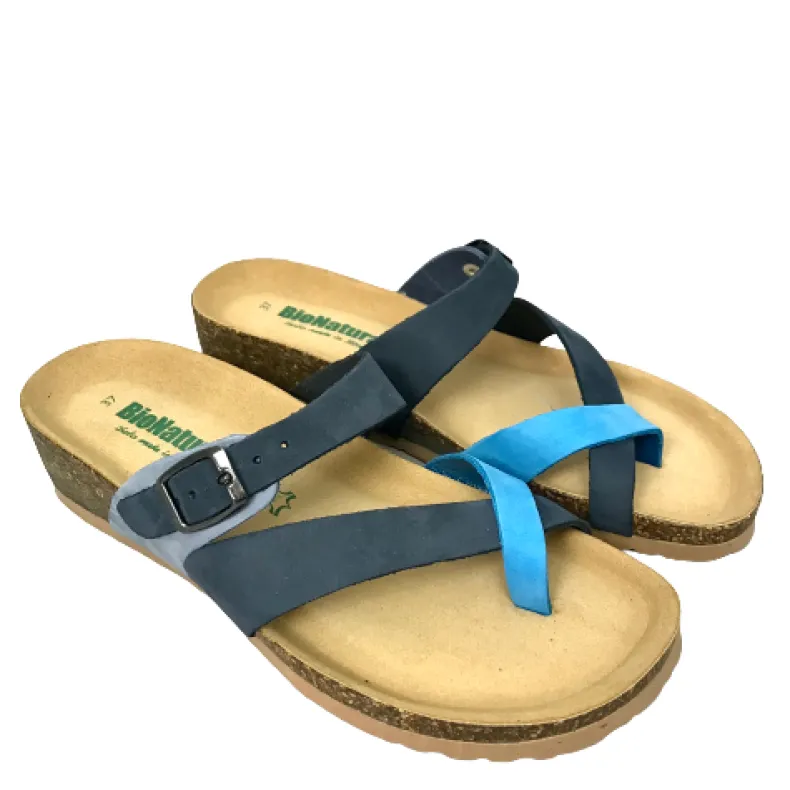 Bionatura Slipper Blue, Cobalt, Turquoise