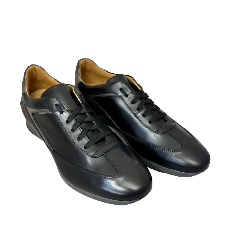 Black And Gray Low Sneakers