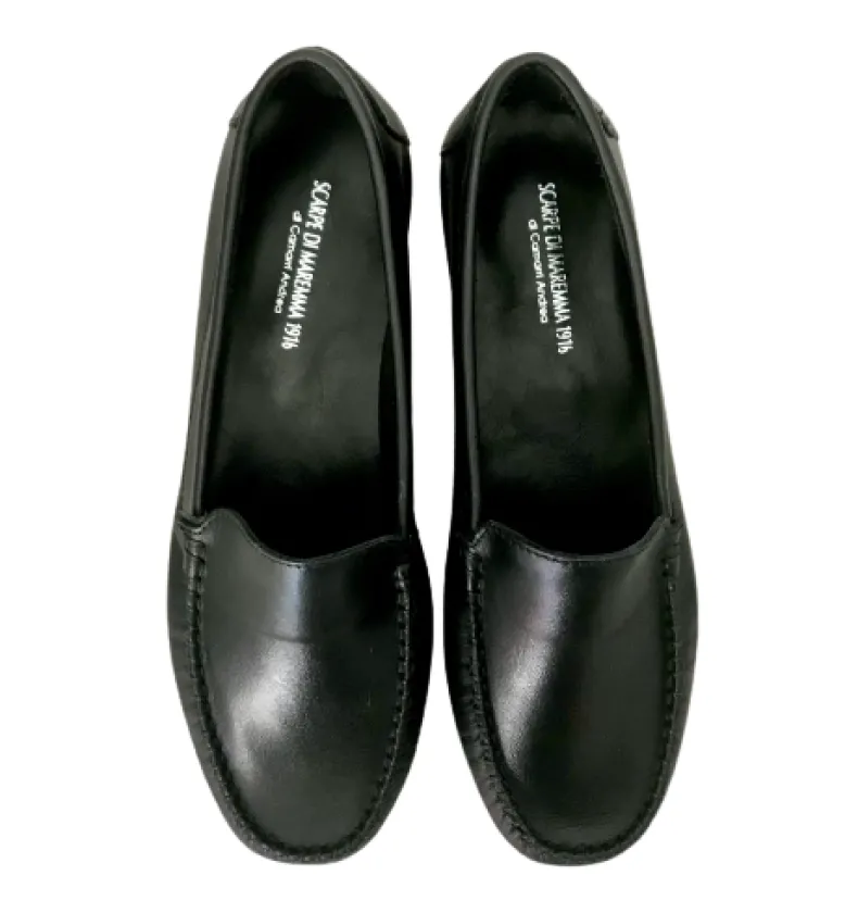 Black Handmade Moccasin