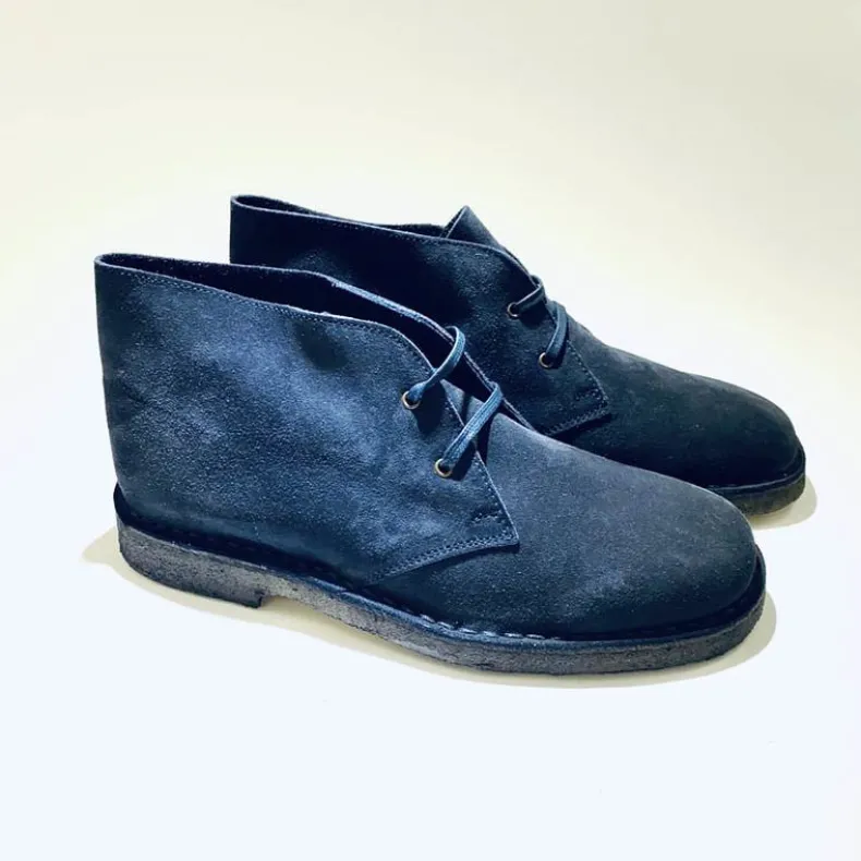 Blue Artisan Ankle Boot