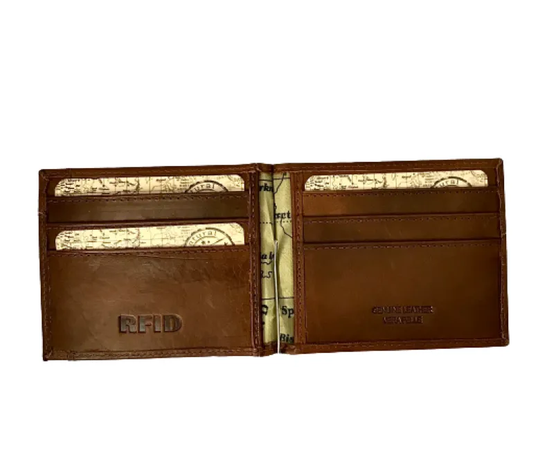 Brown Anticlonation Wallet