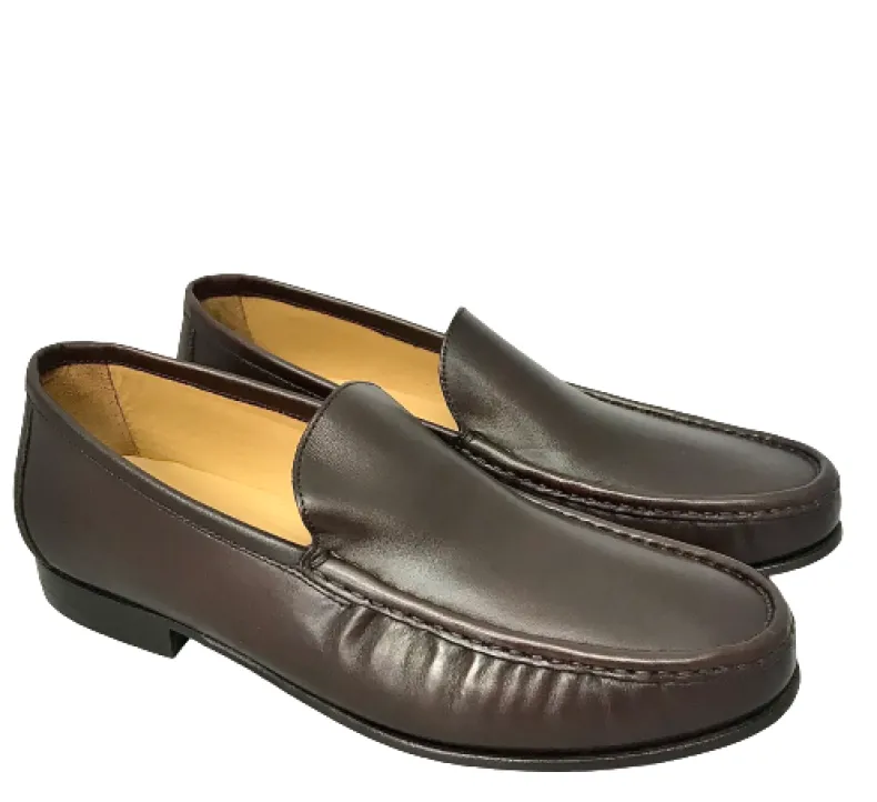 Brown Moccasin Stitched Blake