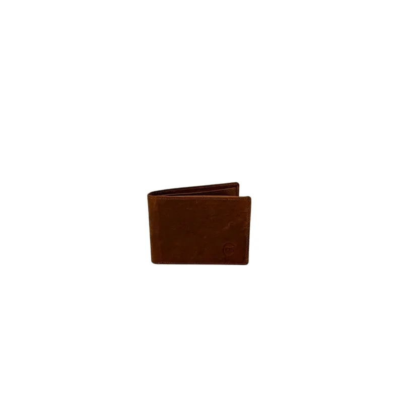 Brown Oiled Leather Wallet