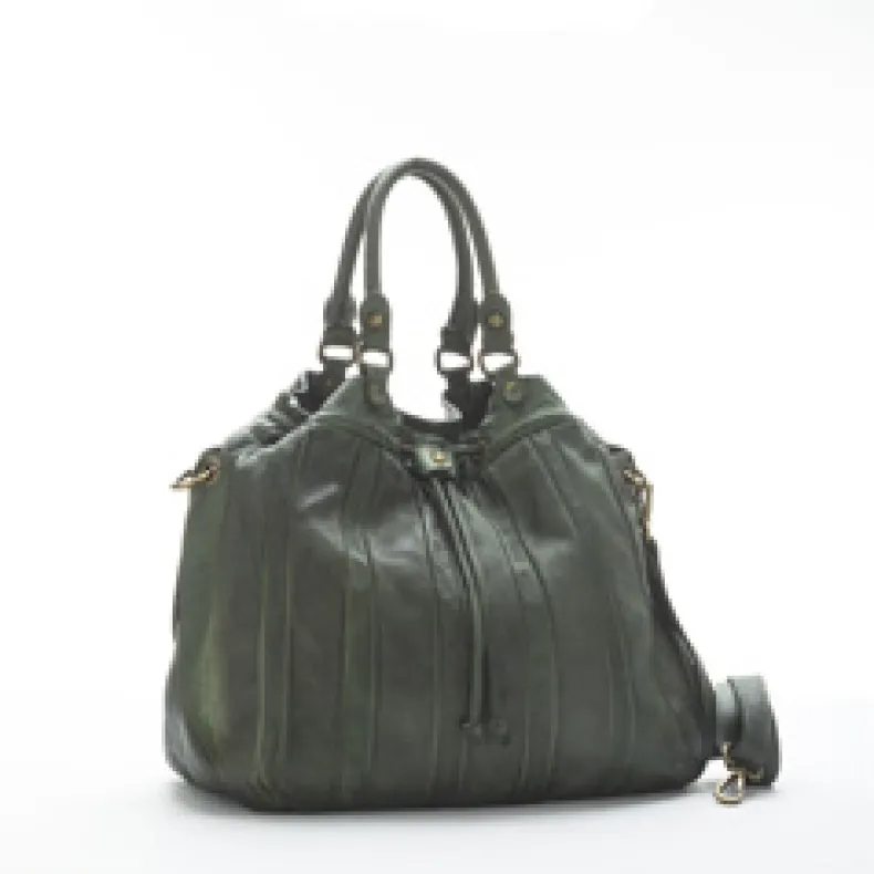 Bucket Model Soft Leather Bag