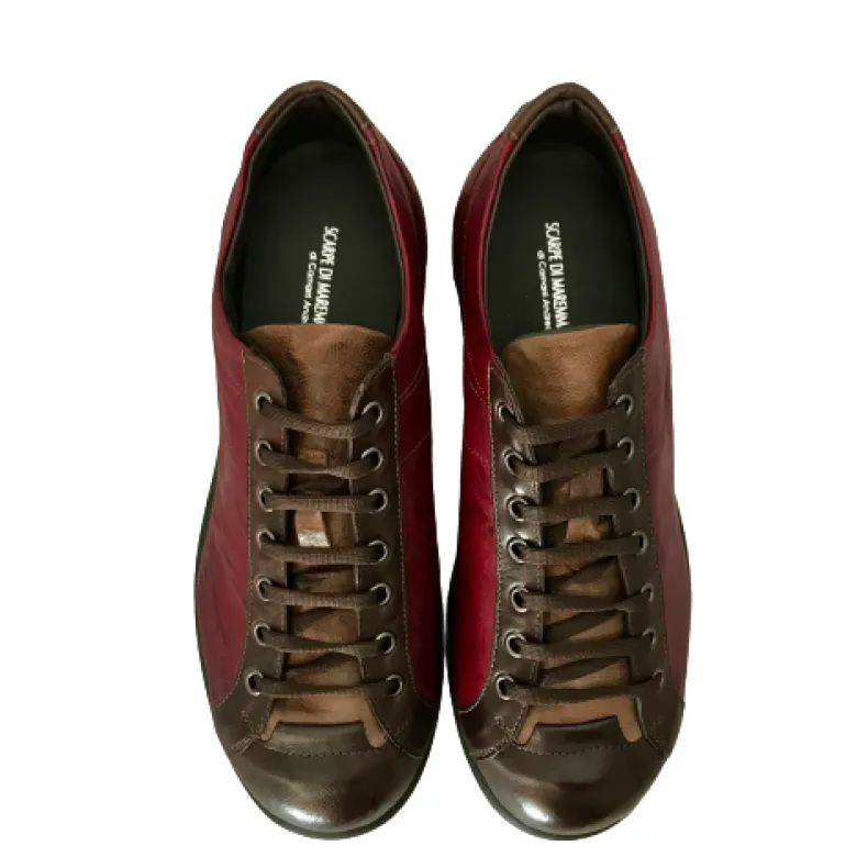 Burgundy / Taupe / T.moro Artisan Sneaker