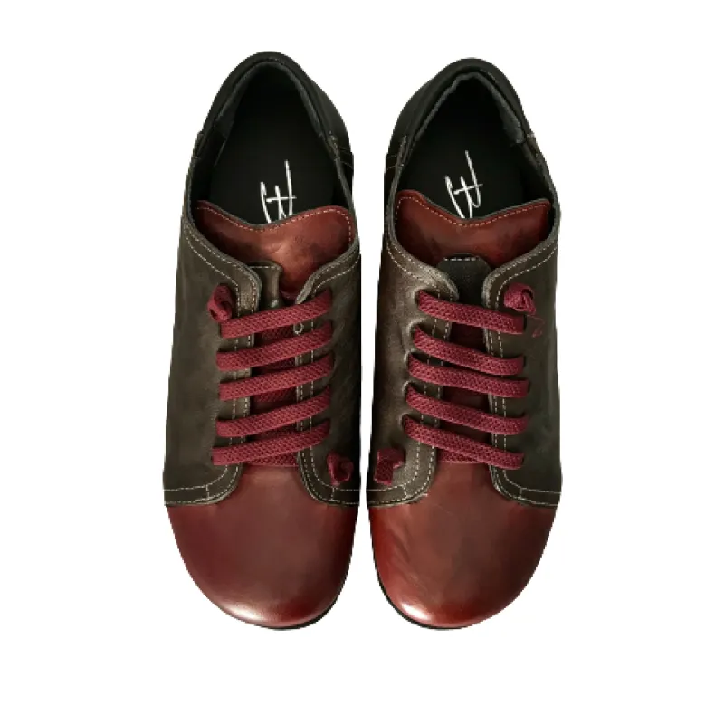 Burgundy And Cloud Sneaker