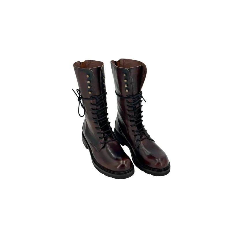 Camarri 1916 Dark Brown Dipped Leather High Amphibian