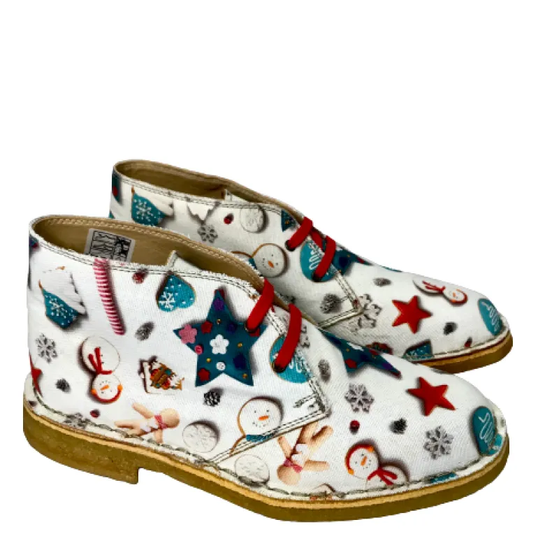 Christmas Handmade Ankle Boot