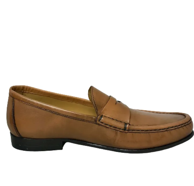 Cognac Moccasin Mod. College Sewn Blake