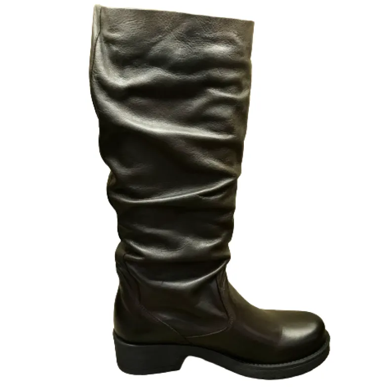 Dark Brown High Artisan Boot