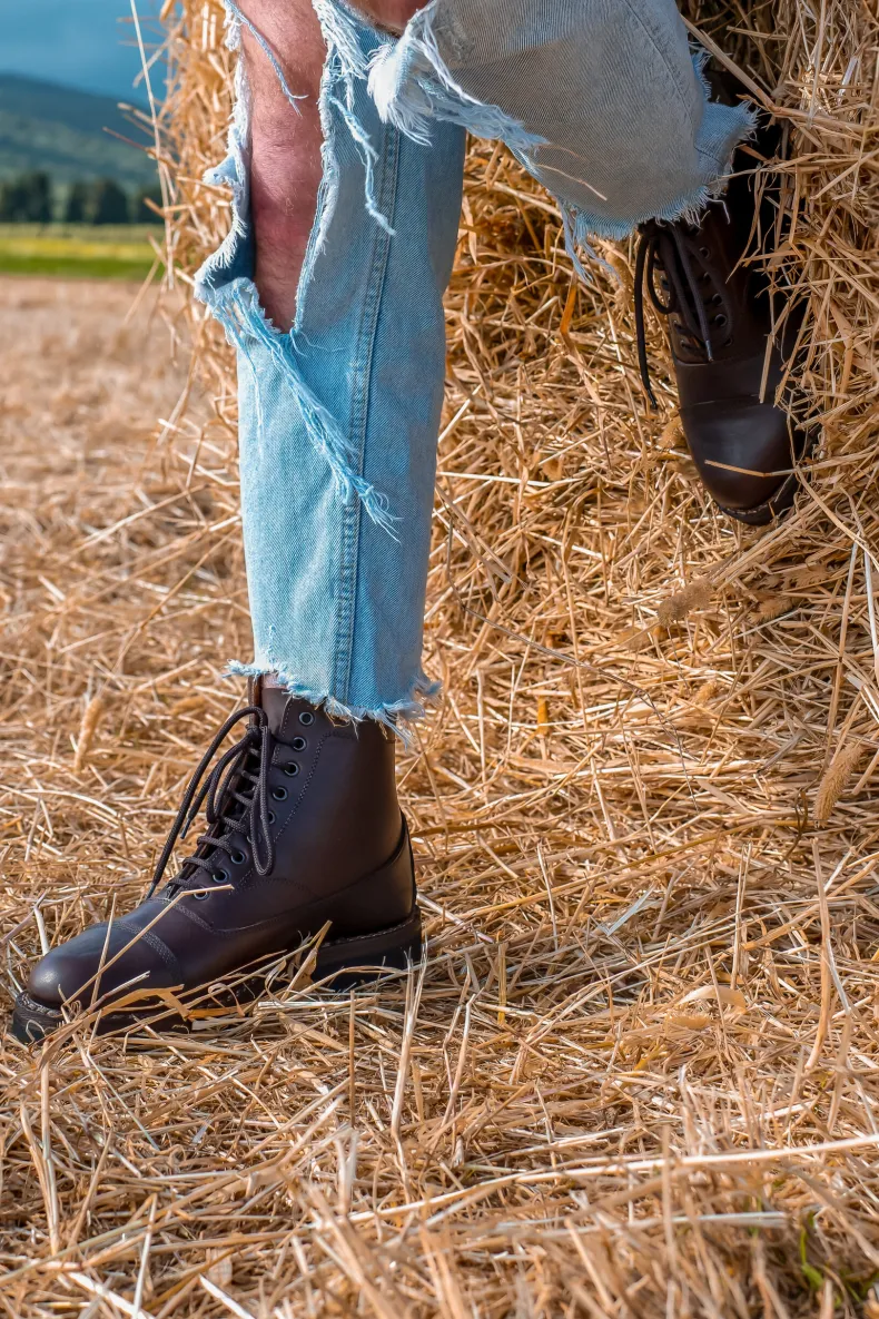 Dark Brown Work Boot