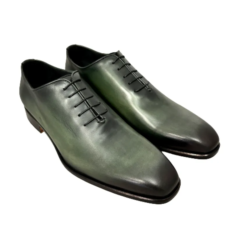Dark Green Blake Handmade Lace-up