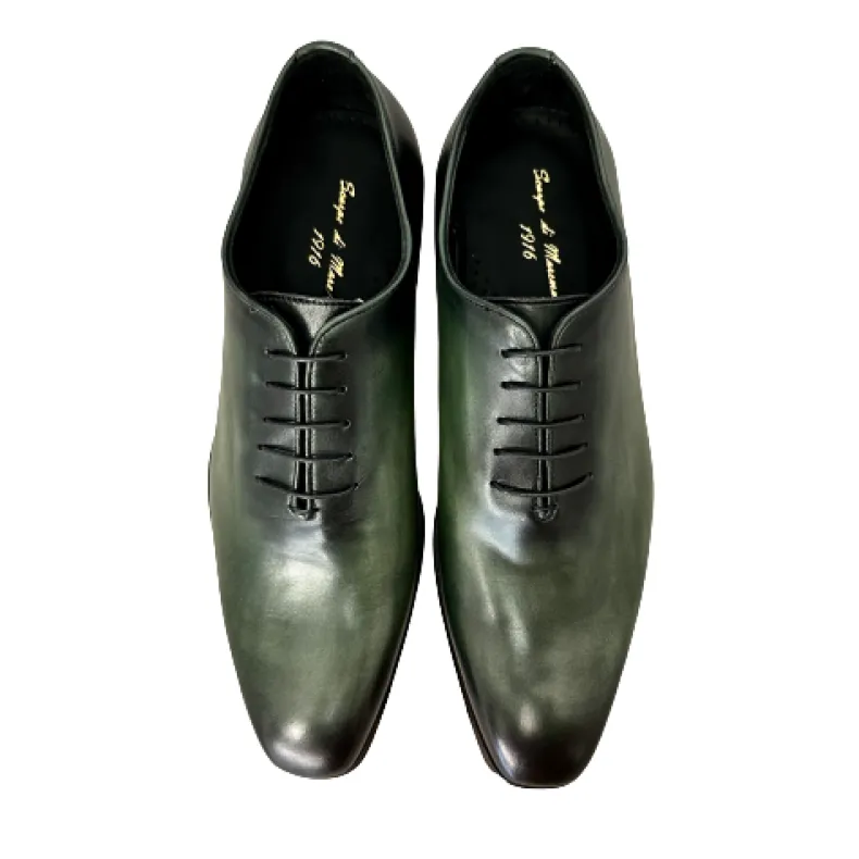Dark Green Blake Handmade Lace-up