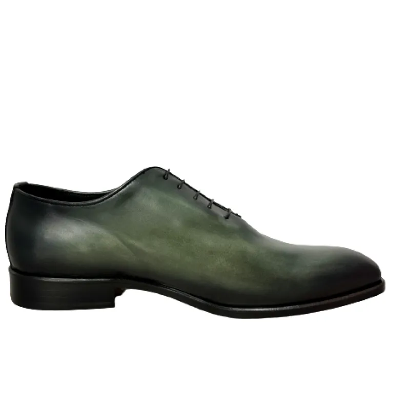 Dark Green Blake Handmade Lace-up