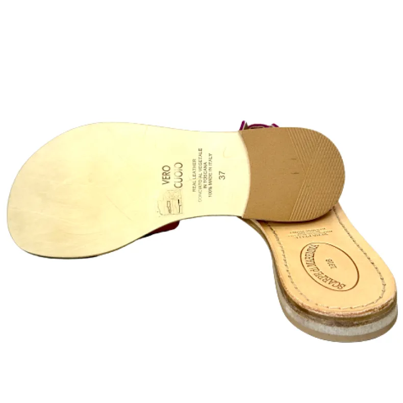 Elena – Fuchsia Leather And Ponyskin Slipper Mod. Hermès