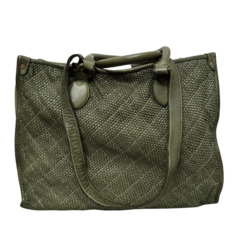 Giada Large Woven Shopper Bag