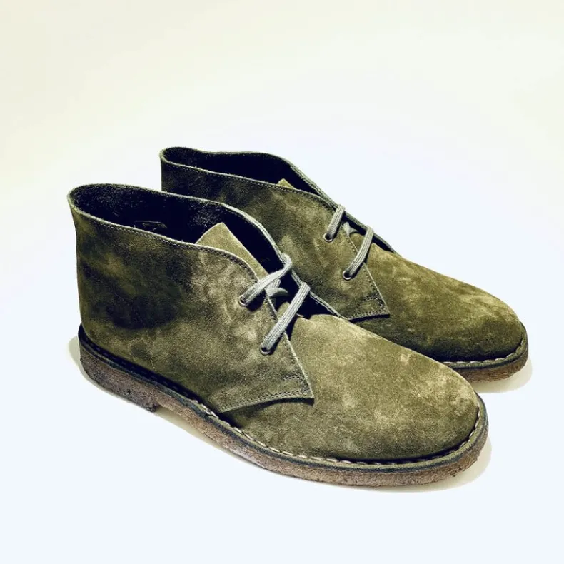 Green Wood Artisan Ankle Boot