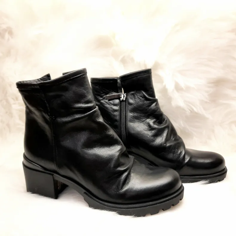 Half Black Ankle Boot