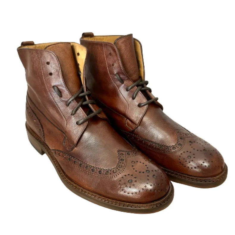Handcrafted Amphibian In Brown Dipped Buffalo