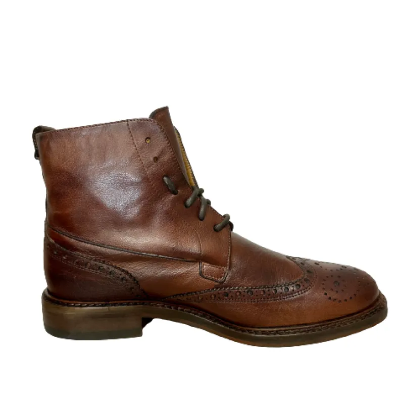 Handcrafted Amphibian In Brown Dipped Buffalo