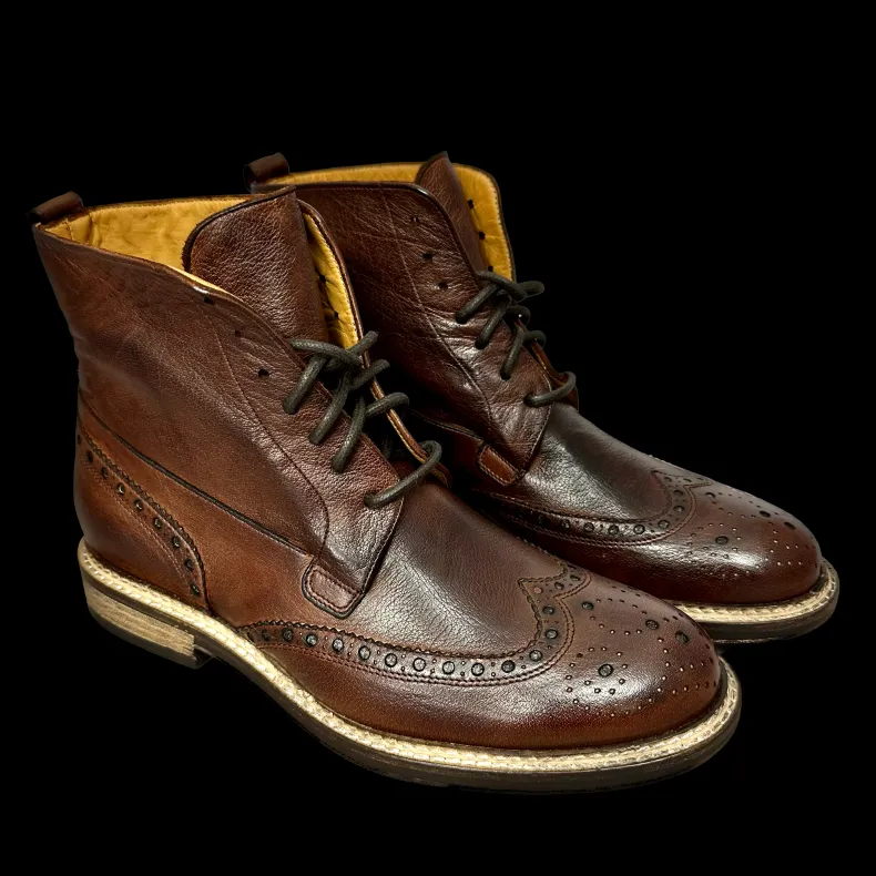 Handcrafted Amphibian In Brown Dipped Buffalo