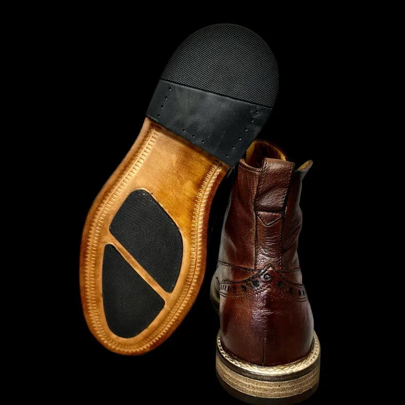 Handcrafted Amphibian In Brown Dipped Buffalo