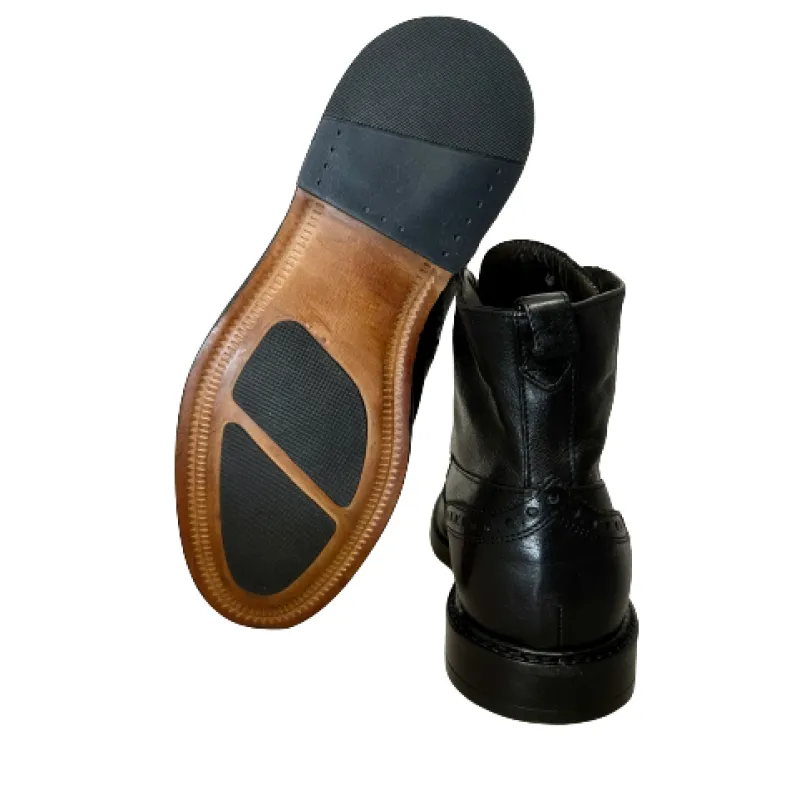 Handcrafted Amphibian In Black Dipped Buffalo