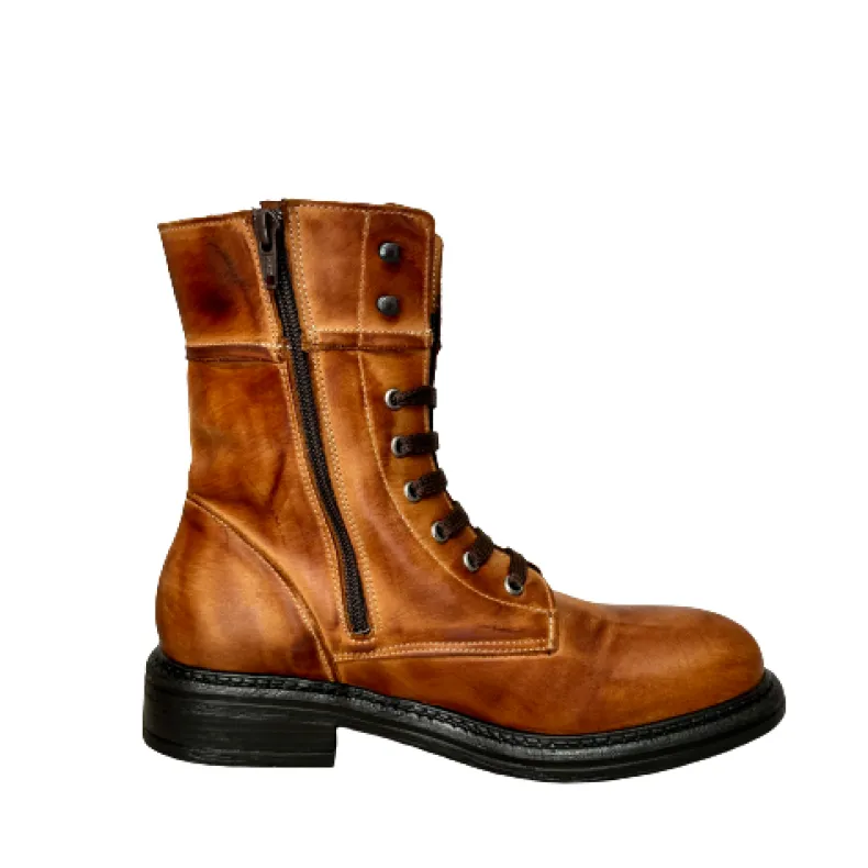 Handcrafted Amphibian Brushed Leather