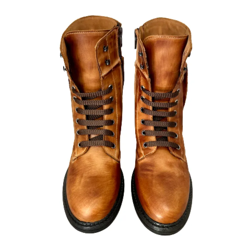 Handcrafted Amphibian Brushed Leather