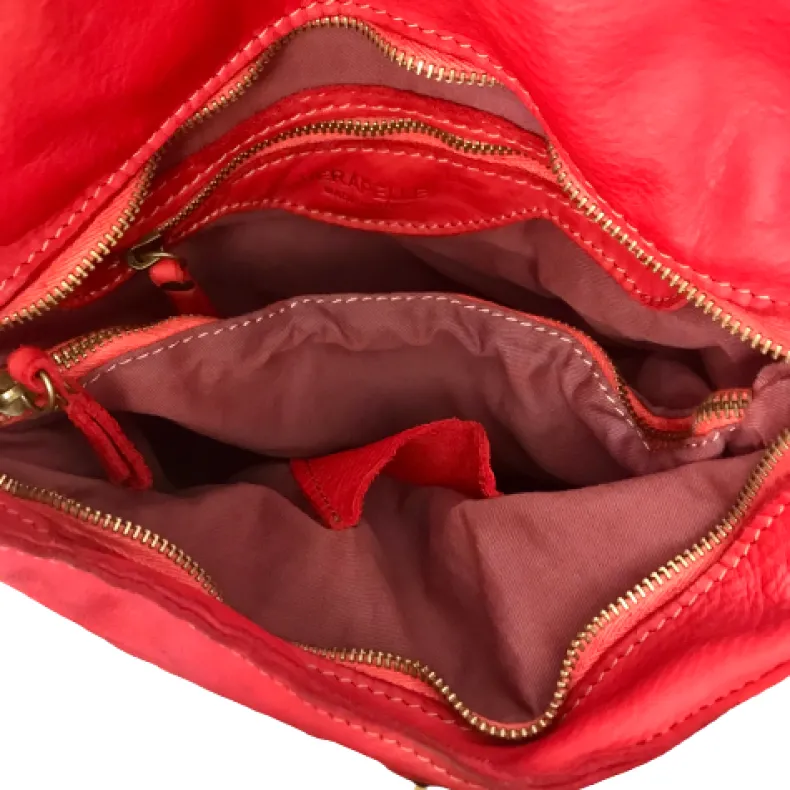 Handcrafted Backpack In Woven Leather