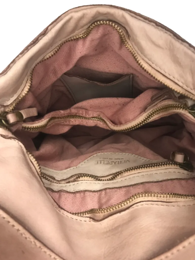 Handcrafted Backpack In Woven Leather