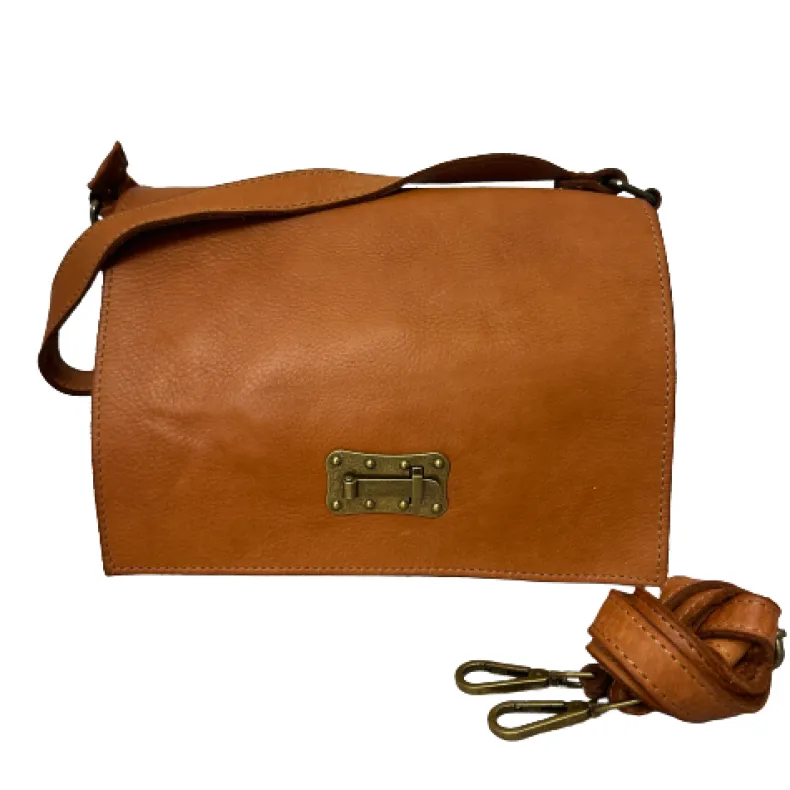 Handcrafted Bag In Smooth Washed Leather